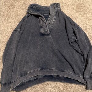 Aerie Quarter Snap Sweatshirt